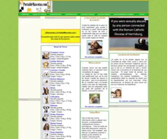 Portaldemascotas.com(Razas perros yorkshire caniche labrador retriever rottweiler dogo) Screenshot