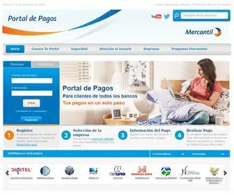 Portaldepagosmercantil.com(Portal de Pagos Mercantil) Screenshot