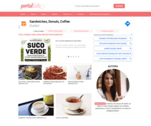 Portaldieta.com.br(Dicas para Emagrecer) Screenshot