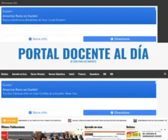 Portaldocentealdia.com(Docentes al día) Screenshot