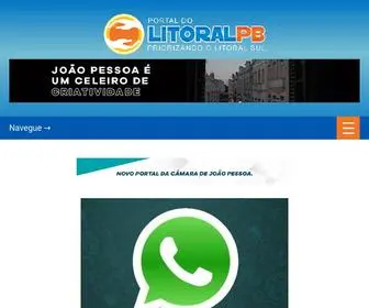 Portaldolitoralpb.com.br(Notícias do Litoral da Paraíba) Screenshot