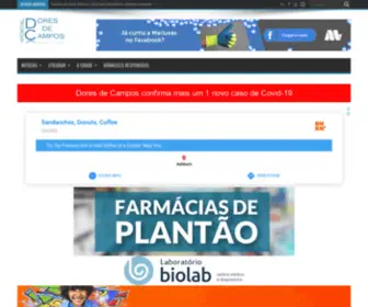 Portaldoresdecampos.com.br(Portal Dores de Campos) Screenshot