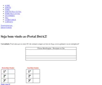 Portaldota2.com.br(Portal Dota 2) Screenshot