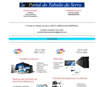 Portaldotaboaodaserra.com.br(Portal do Taboão da Serra) Screenshot