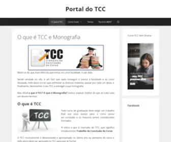 Portaldotcc.com.br(O que é TCC e Qual a Diferença para a Monografia) Screenshot
