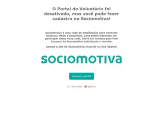 Portaldovoluntario.org.br(Descubra o que te move) Screenshot