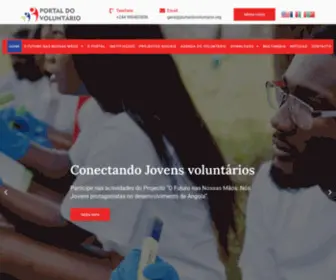 Portaldovoluntario.org(Portal do Voluntário) Screenshot