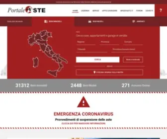 Portaleaste.it(Vendite giudiziarie immobiliari e mobiliari) Screenshot