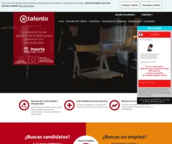 Portalento.es(Portal de empleo y formación para personas con discapacidad) Screenshot