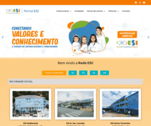 Portalesi.com.br(Portal ESI) Screenshot