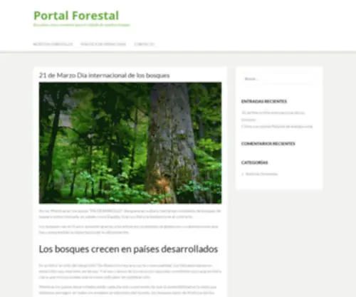 Portalforestal.com(Portal Forestal) Screenshot