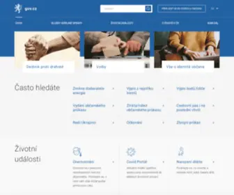 Portal.gov.cz(Portál veřejné správy) Screenshot