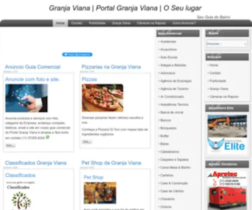 Portalgranjaviana.com.br(Granja Viana) Screenshot