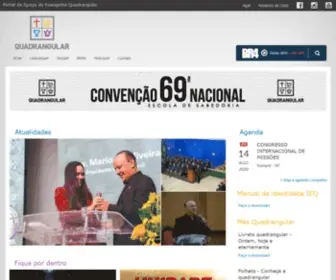 Portalieqbrasil.com.br(Portal da Igreja do Evangelho Quadrangular) Screenshot