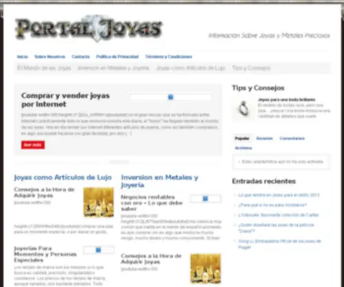 Portaljoyas.com(Portaljoyas) Screenshot