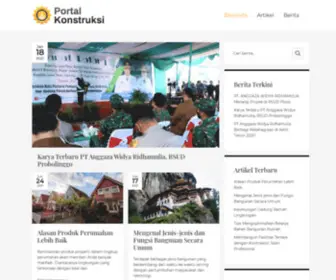 Portalkonstruksi.com(Portal Konstruksi) Screenshot