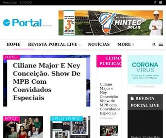 Portallive.com.br(Portal de Notícias e negócios em Nova Mutum) Screenshot