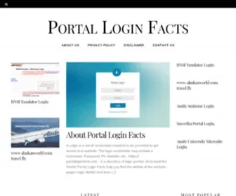 Portalloginfacts.com(Free Portal Login Facts) Screenshot