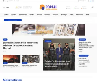 Portalmanhumirim.com.br(Caparaó) Screenshot