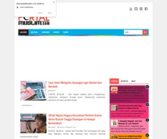 Portalmuslim.com(PORTAL MUSLIM) Screenshot