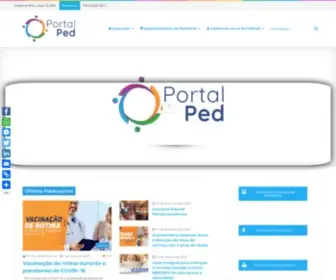 Portalped.com.br(Compartilhando Conhecimento em Pediatria) Screenshot