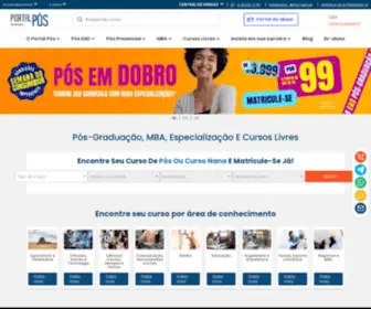 Portalpos.com.br(Portal Pós) Screenshot
