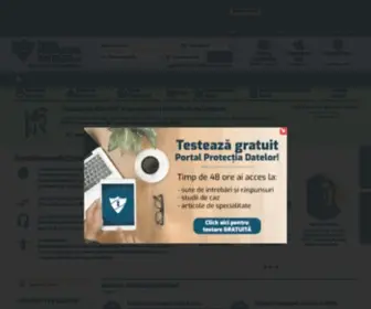 Portalprotectiadatelor.ro(Solutii practice privind modificarile GDPR) Screenshot