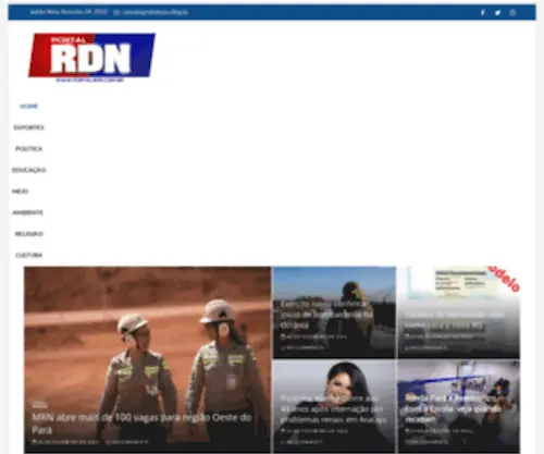 Portalrdn.com.br(Portal RDN) Screenshot