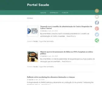 Portalsaude.pt(SAÚDE) Screenshot