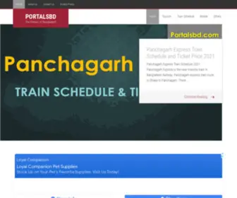 Portalsbd.com(The Portals of Bangladesh) Screenshot