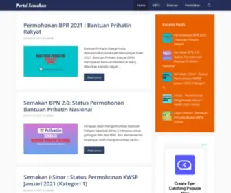 Portalsemakan.com(Portal Semakan) Screenshot