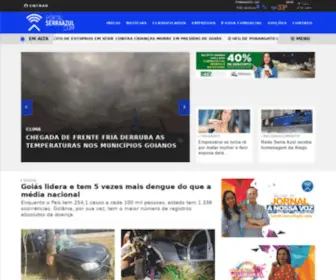 Portalserraazul.com(Portal de Notícias Demonstrativo) Screenshot