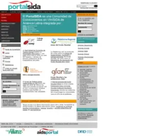 Portalsida.org(Red de conocimiento global PortalSIDA) Screenshot