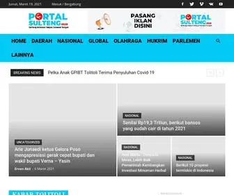 Portalsulteng.com(Portal Sulteng) Screenshot