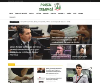 Portaltarauaca.com.br(Portal Tarauaca) Screenshot