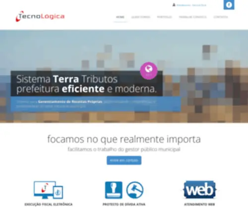 Portaltecnologica.com.br(Prefeitura Moderna) Screenshot