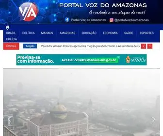 Portalvozdoamazonas.com(Portal Voz do Amazonas) Screenshot