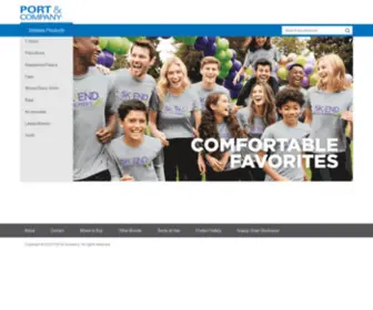 Portandcompany.com(Port & Company) Screenshot