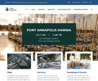 Portannapolis.com(Port Annapolis Marina) Screenshot