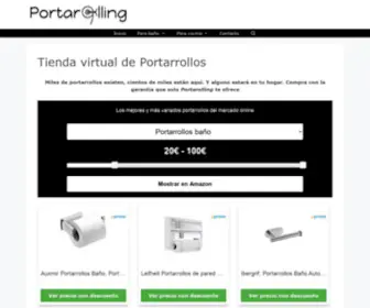 Portarolling.com(Tienda virtual de Portarrollos) Screenshot