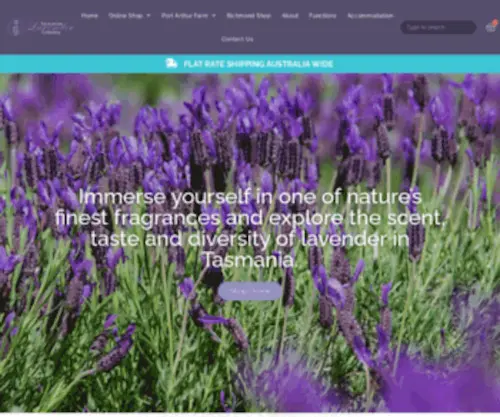 Portarthurlavender.com.au(Port Arthur Lavender Tasmania) Screenshot