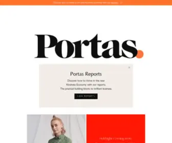 Portasagency.com(We are portas) Screenshot