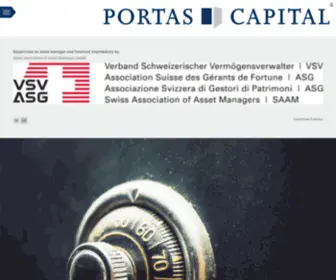 Portascapital.com(Portas Capital AG) Screenshot