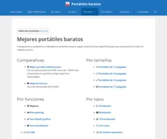 Portatiles-Baratos.net(Portátiles baratos) Screenshot