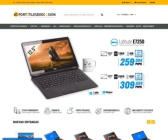 Portatilesdeocasion.com(Portatiles de segunda mano ex leasing baratos todas las marcas) Screenshot