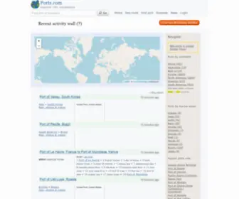 Portauthority.com(World seaports catalogue) Screenshot