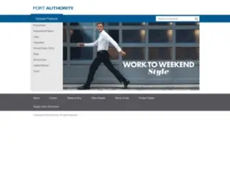 Portauthorityclothing.com(Port Authority) Screenshot