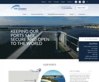 Portauthoritynsw.com.au(Port Authority of New South Wales (Port Authority)) Screenshot