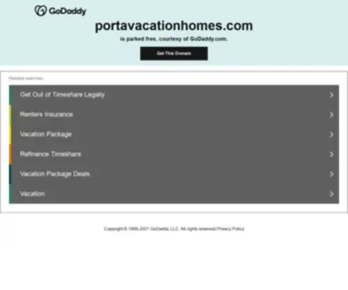 Portavacationhomes.com(Vacation Rentals & Property Management) Screenshot