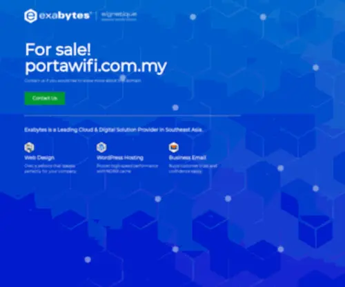Portawifi.com.my(Exabytes Malaysia) Screenshot